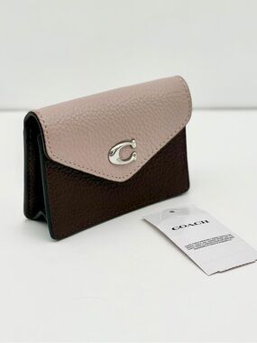 NWT Coach Tammie Card Case Small Wallet in Colorblock